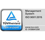 Zertifizierung INVENT TÜV Rheinland ISO